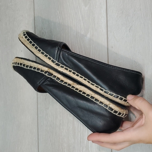 coach Womens Rhodelle Soft Lambskin Leather Espadrille Flat Loafer shoes 8.5 - Picture 7 of 10